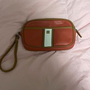 Stylish Coral Wristlet Clutch